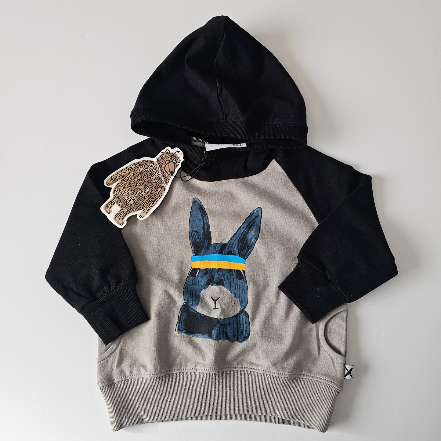 Minti Sports Bunny Pocket Hoodie *BNWT* - Size 1