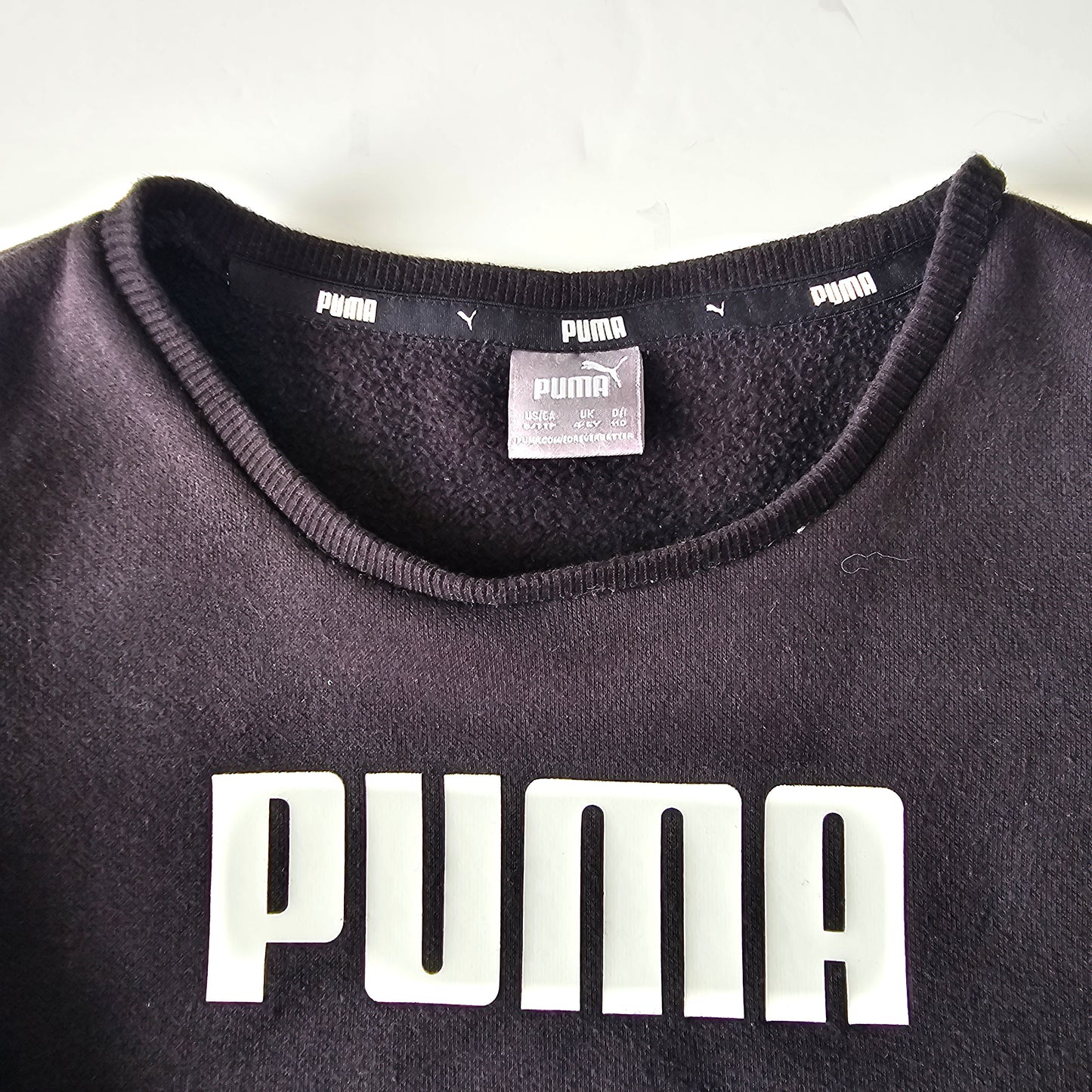 Puma Black Sweatshirt (minor flaw) - Size 3-4