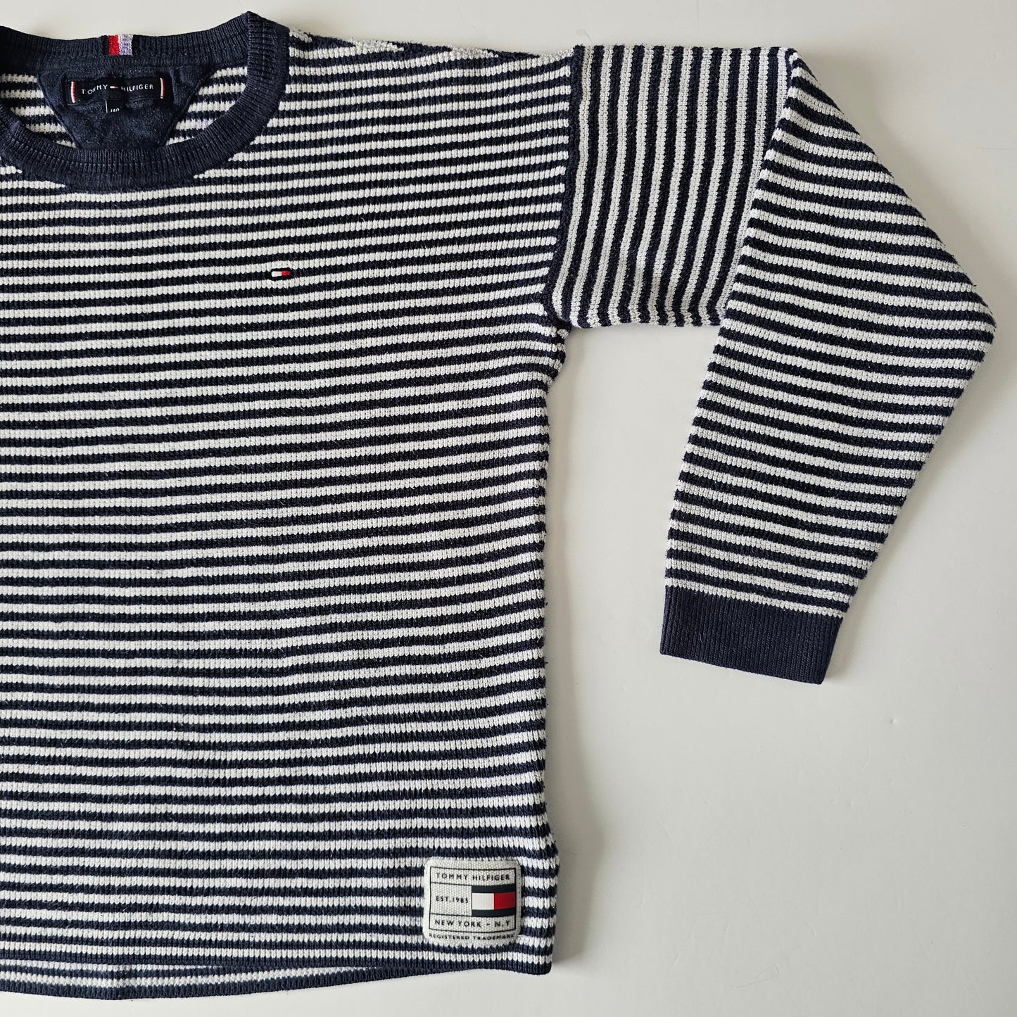 Tommy Hilfiger Waffle Knit Top - Size 7-8