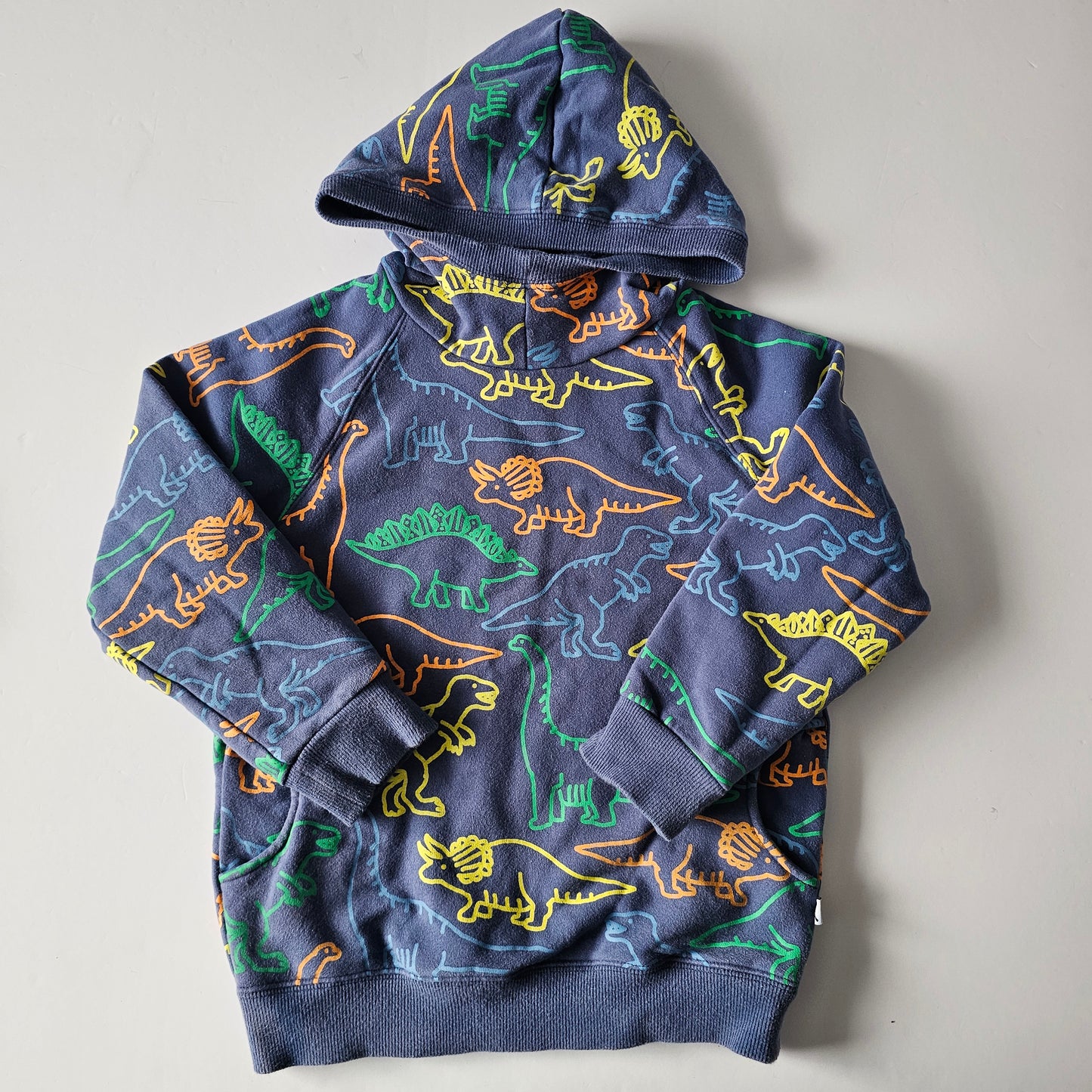 Minti Furry Dinosaur Hoodie & Trackpant Set - Size 6