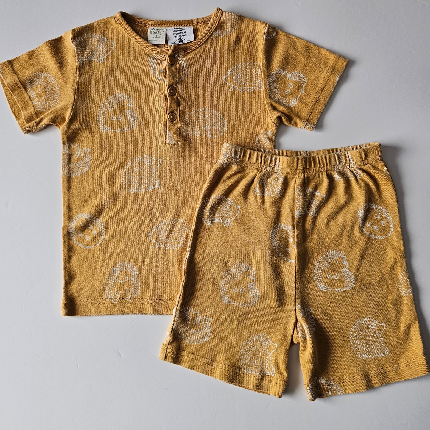 Nature Baby Hedgehog PJ Set - Size 5