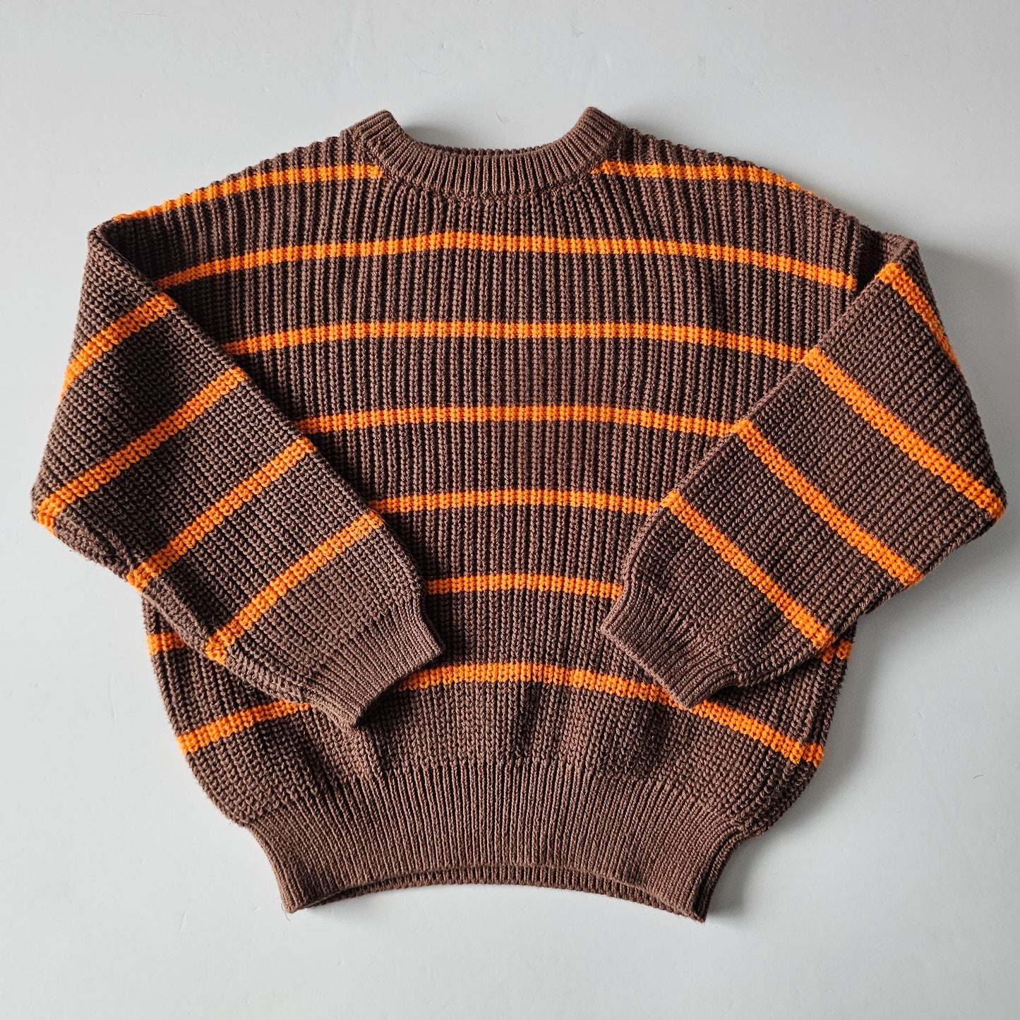 Zara Stripe Oversized Chunky Knit - Size 2-3 (generous fit)