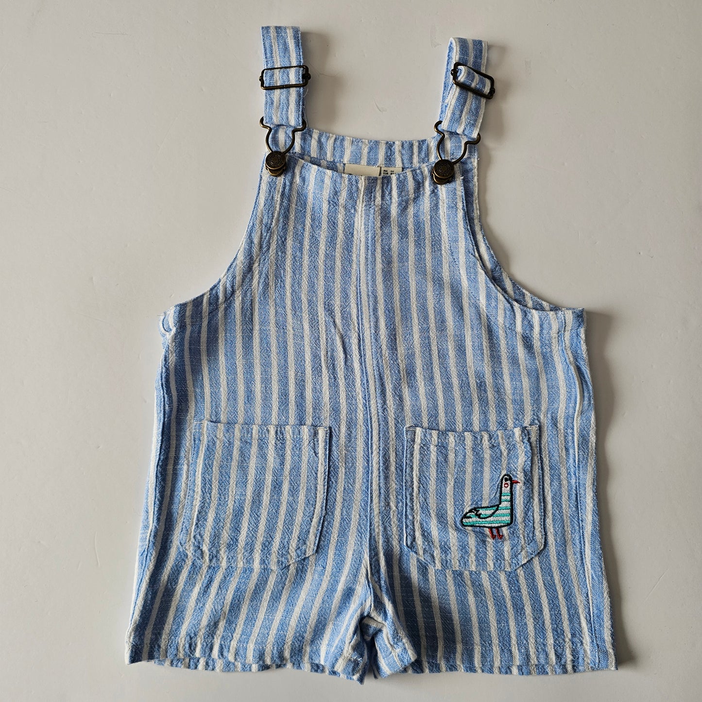 Goldie & Ace Linen Blend Shortalls - Size 1