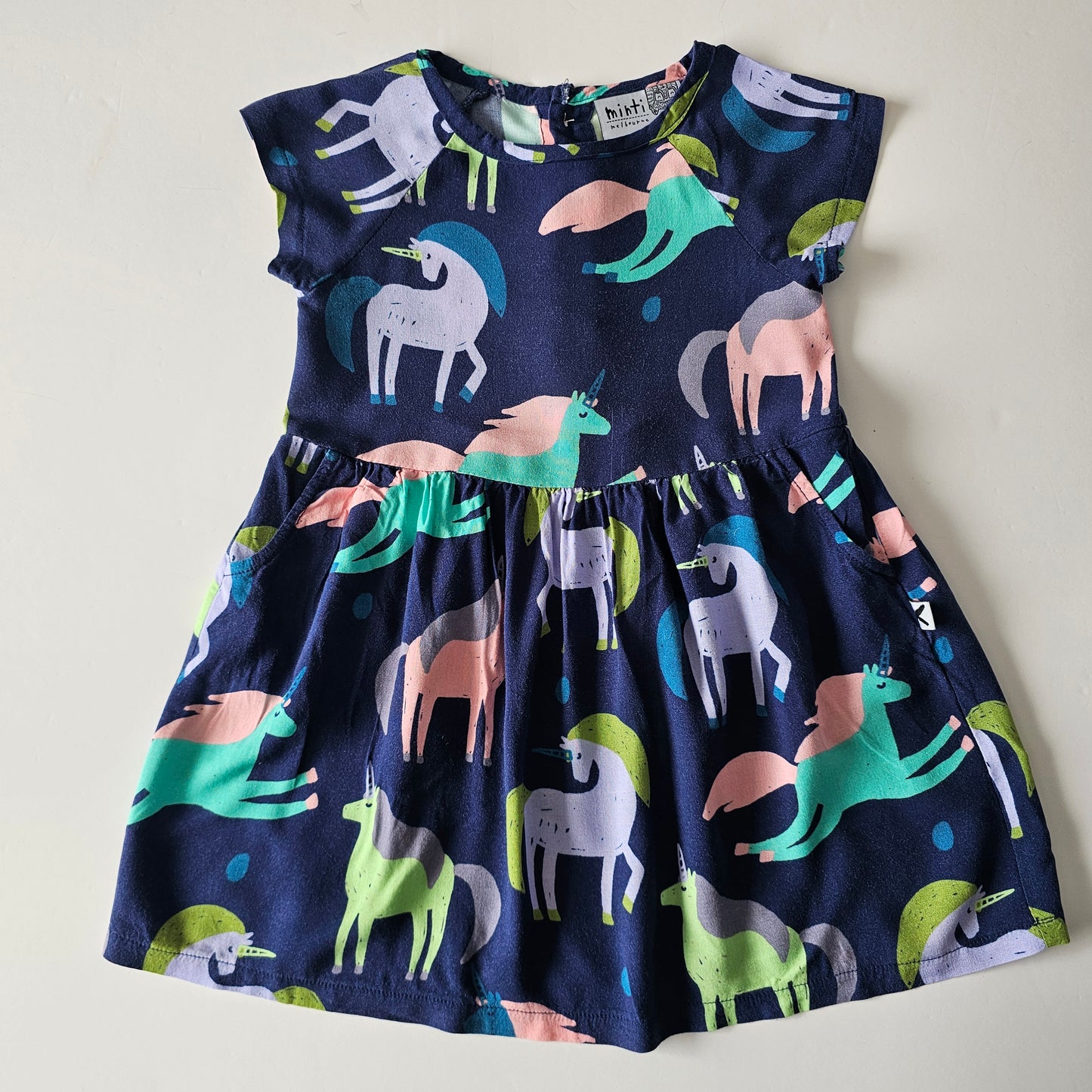 Minti Unicorn Dress (minor flaw) - Size 2