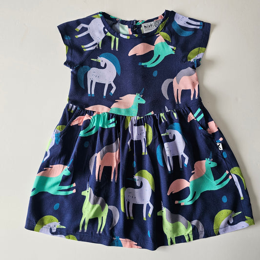 Minti Unicorn Dress (minor flaw) - Size 2