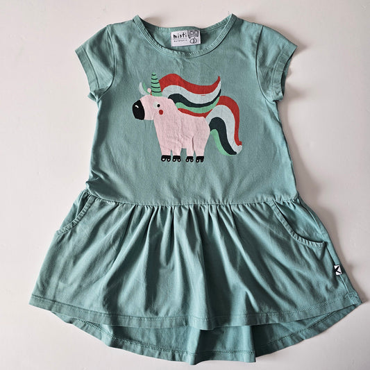 Minti Unicorn Dress (minor flaw) - Size 3
