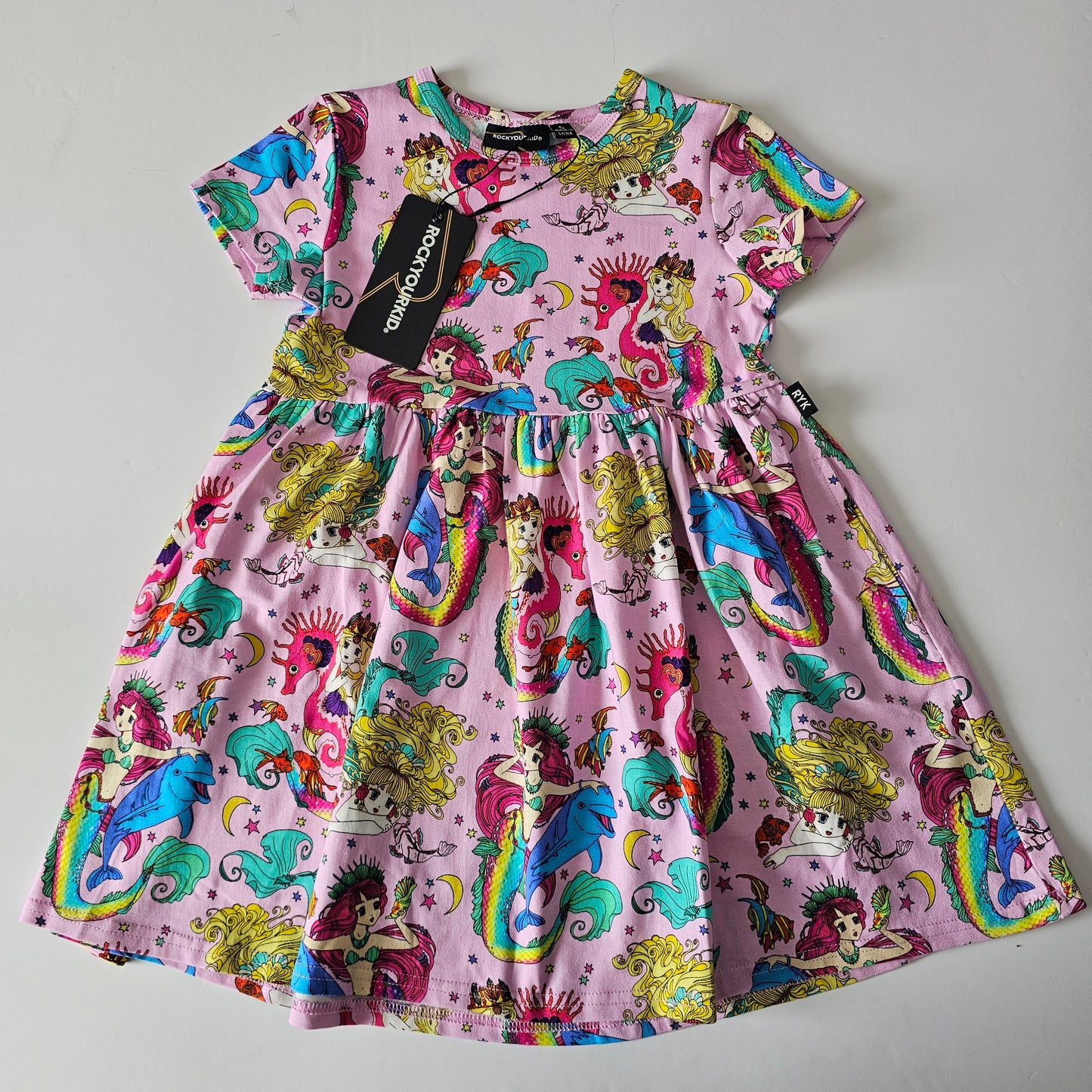 Rock your Kid Pink Mermaids Dress *BNWT* - Size 4-5