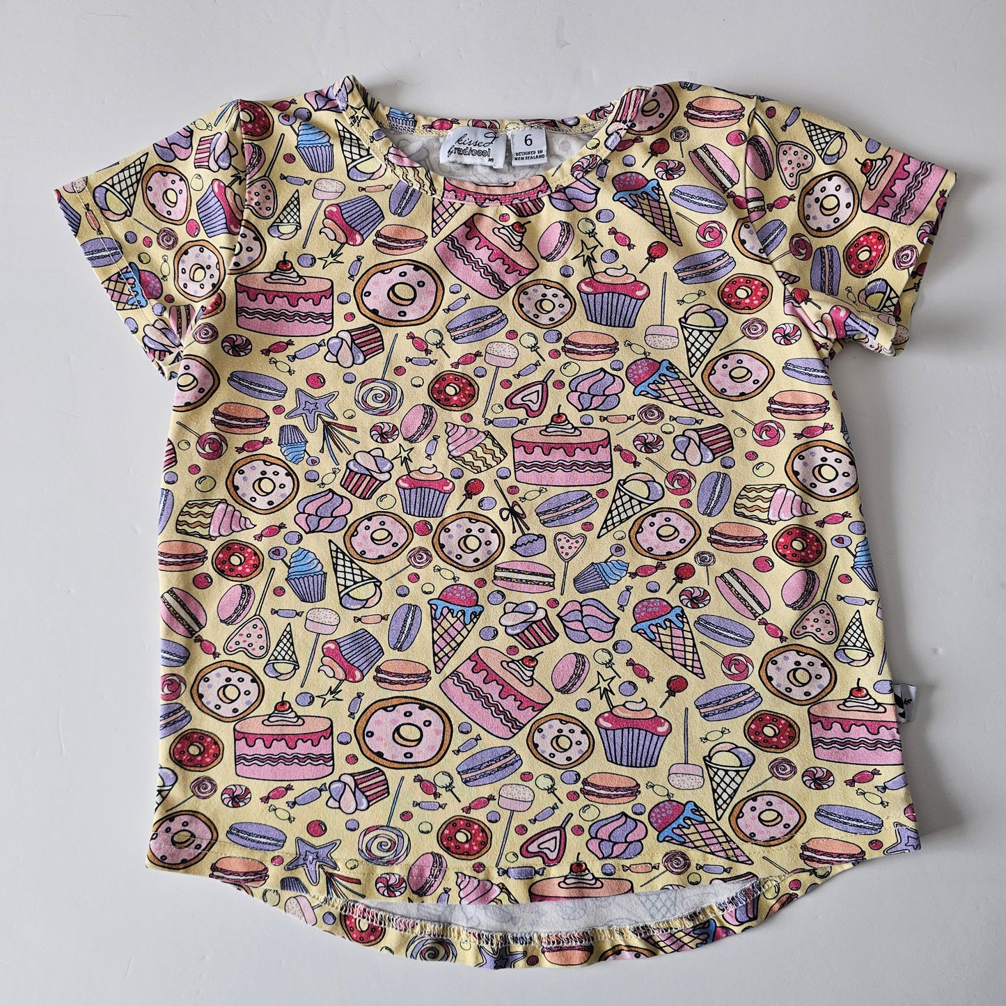 Kissed by Radicool Sweet Treats T-shirt - Size 5
