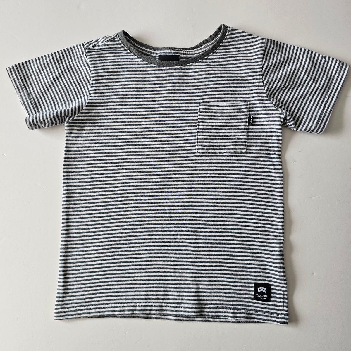 St Goliath Stripe T-shirt - Size 5