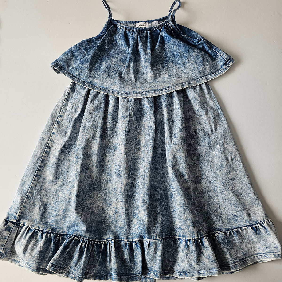 Kissed by Radicool Denim Acid Wash Drees - Size 8