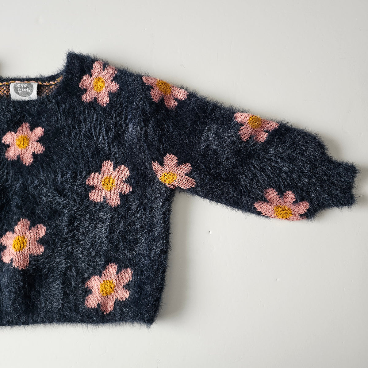 Eve Girl Fluffy Knit Jumper - Size 6