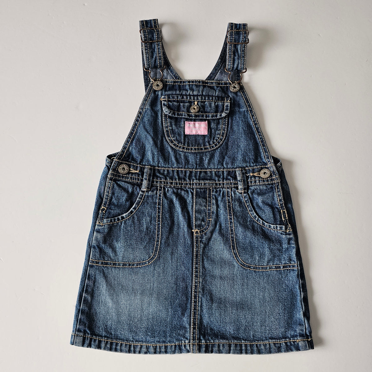 Oshkosh Denim Skirtall Dress (minor flaw) - Size 4
