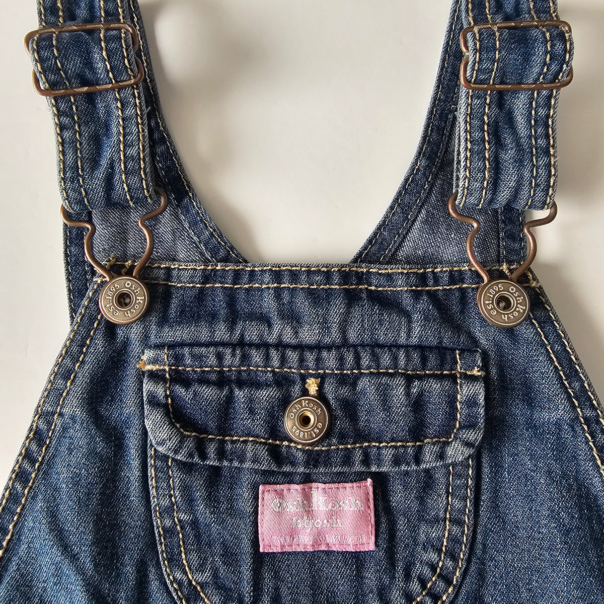 Oshkosh Denim Skirtall Dress (minor flaw) - Size 4