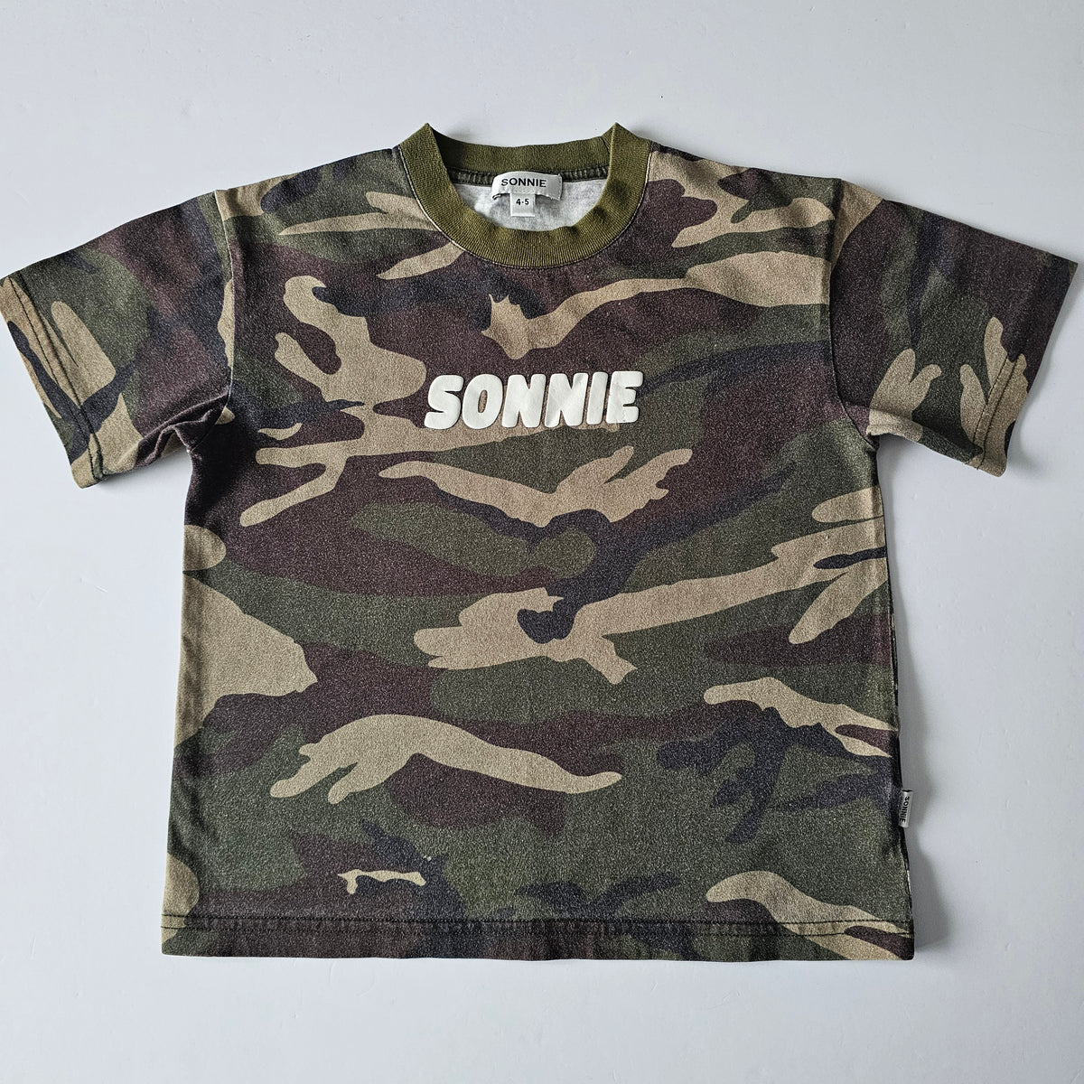 Sonnie Camo T-shirt - Size 4-5