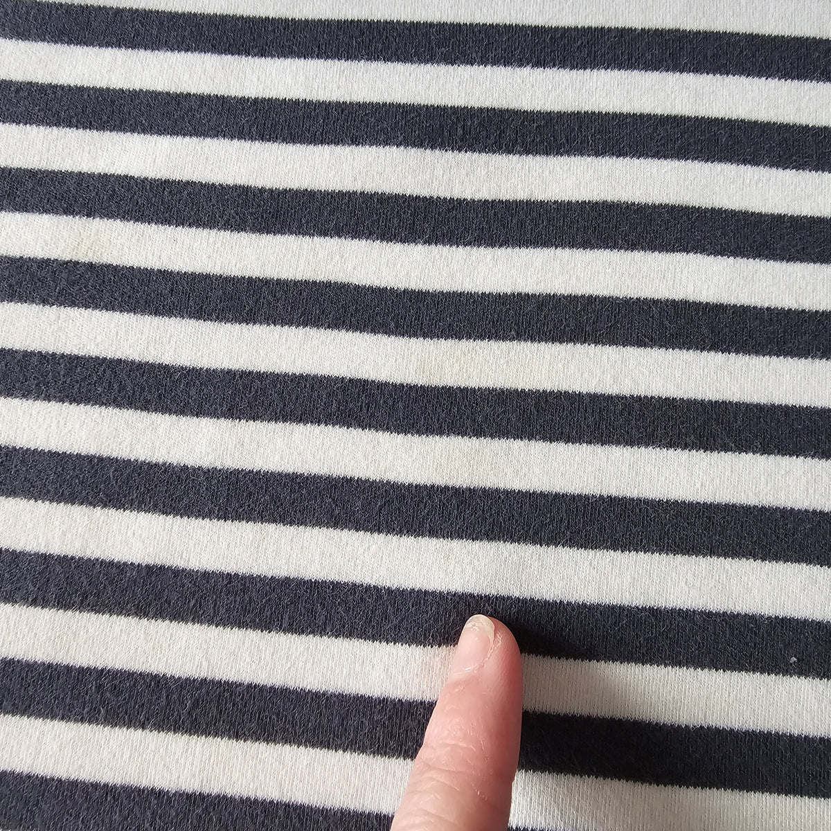 Jamie Kay Pima Stripe T-shirt (minor flaw) - Size 5