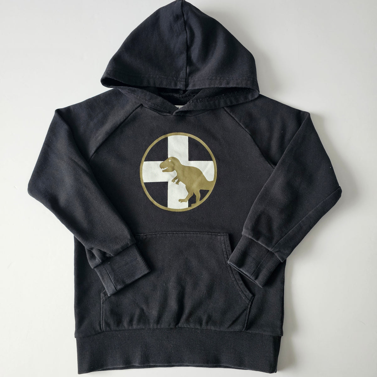 S+G Mini Man Dinosaur Hoodie - Size 5
