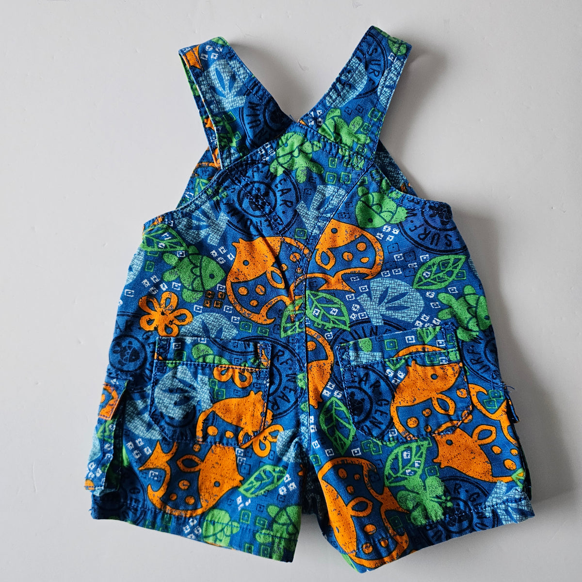 The Children's Place Fish Overalls - Size 0-3m