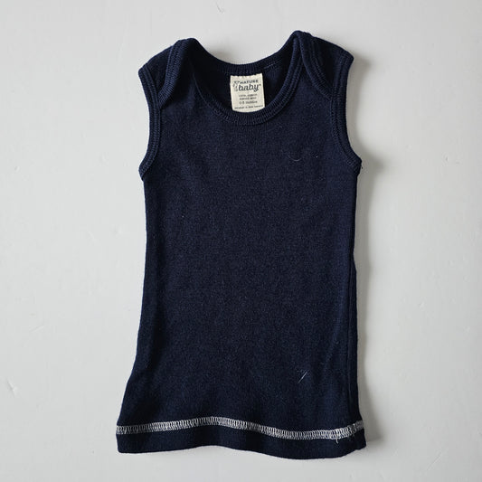 Nature Baby Merino Singlet - Size 0-3m