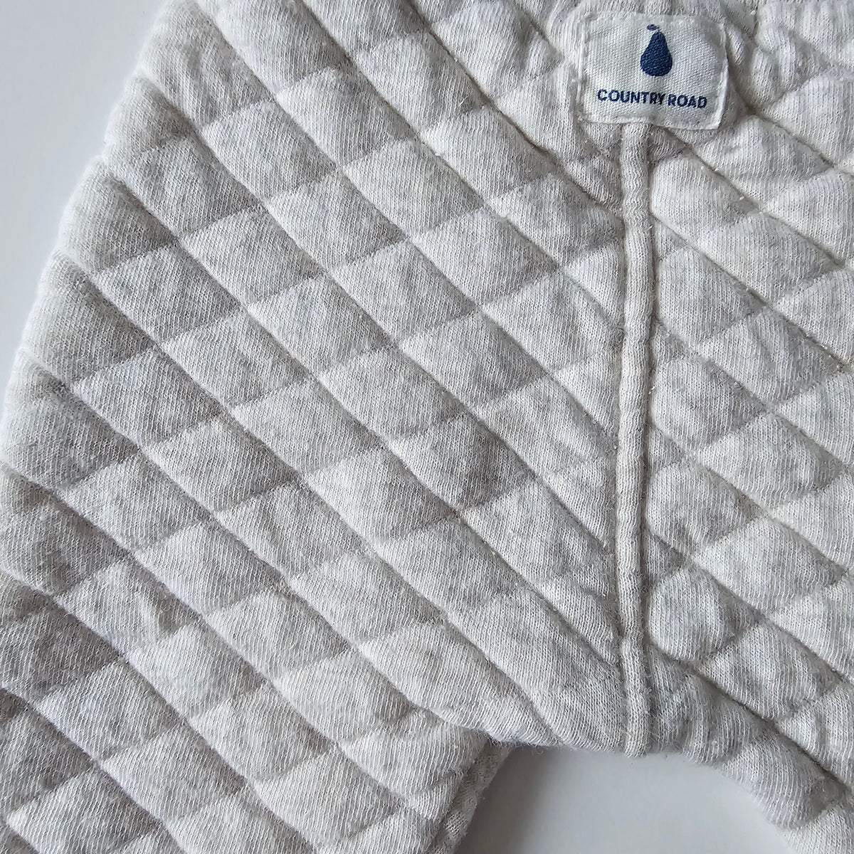 Country Road Quilted Trackpants - Size 0-3m