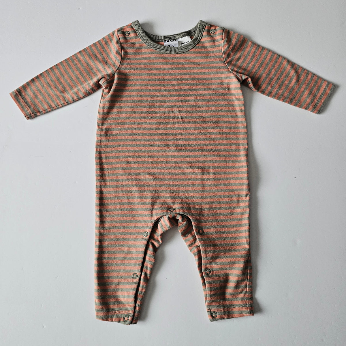 Cotton on Baby Stripe Onsie - Size 3-6m