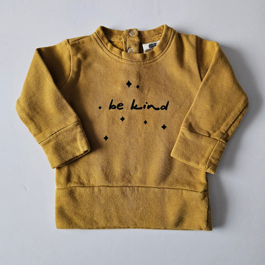 Buck & Baa Be Kind Sweatshirt - Size 3-6m