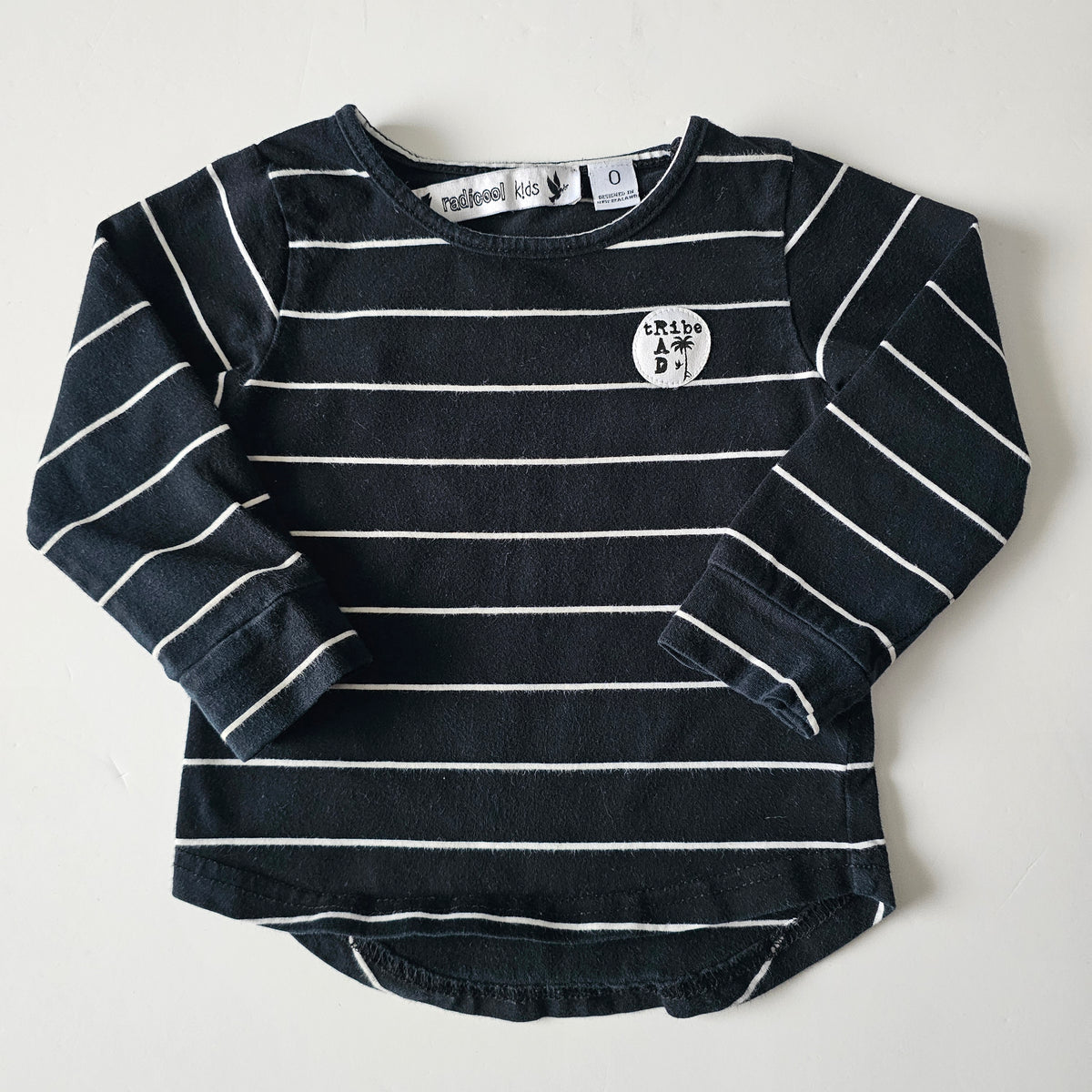 Radicool Rad Tribe Stripe Long Sleeve Top - Size 6-12m