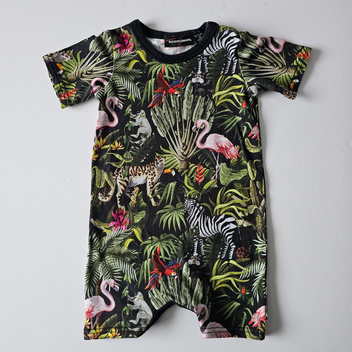 Rock your Baby Jungle Romper - Size 6-12m