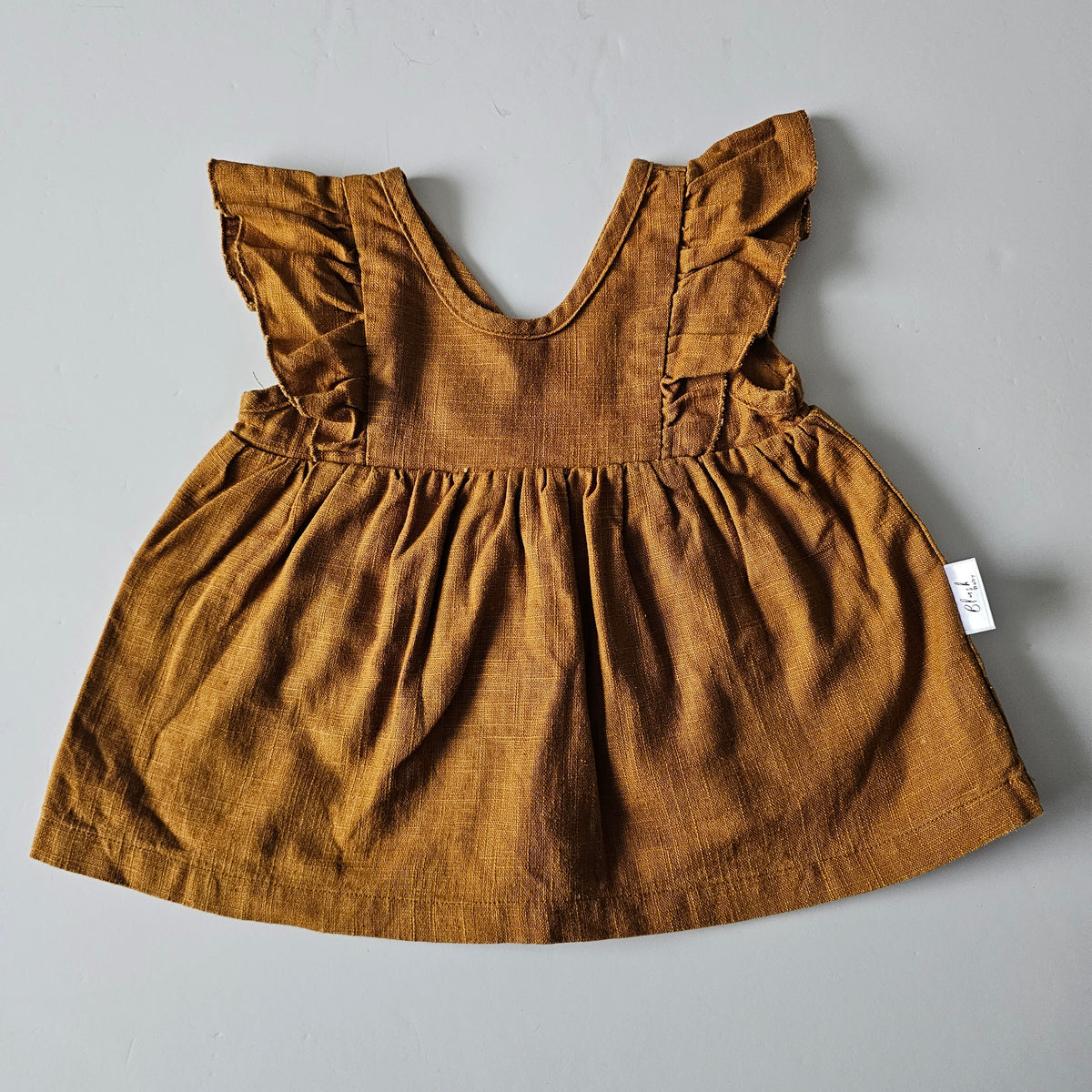 Blush Baby Linen Top - Size 6-12m