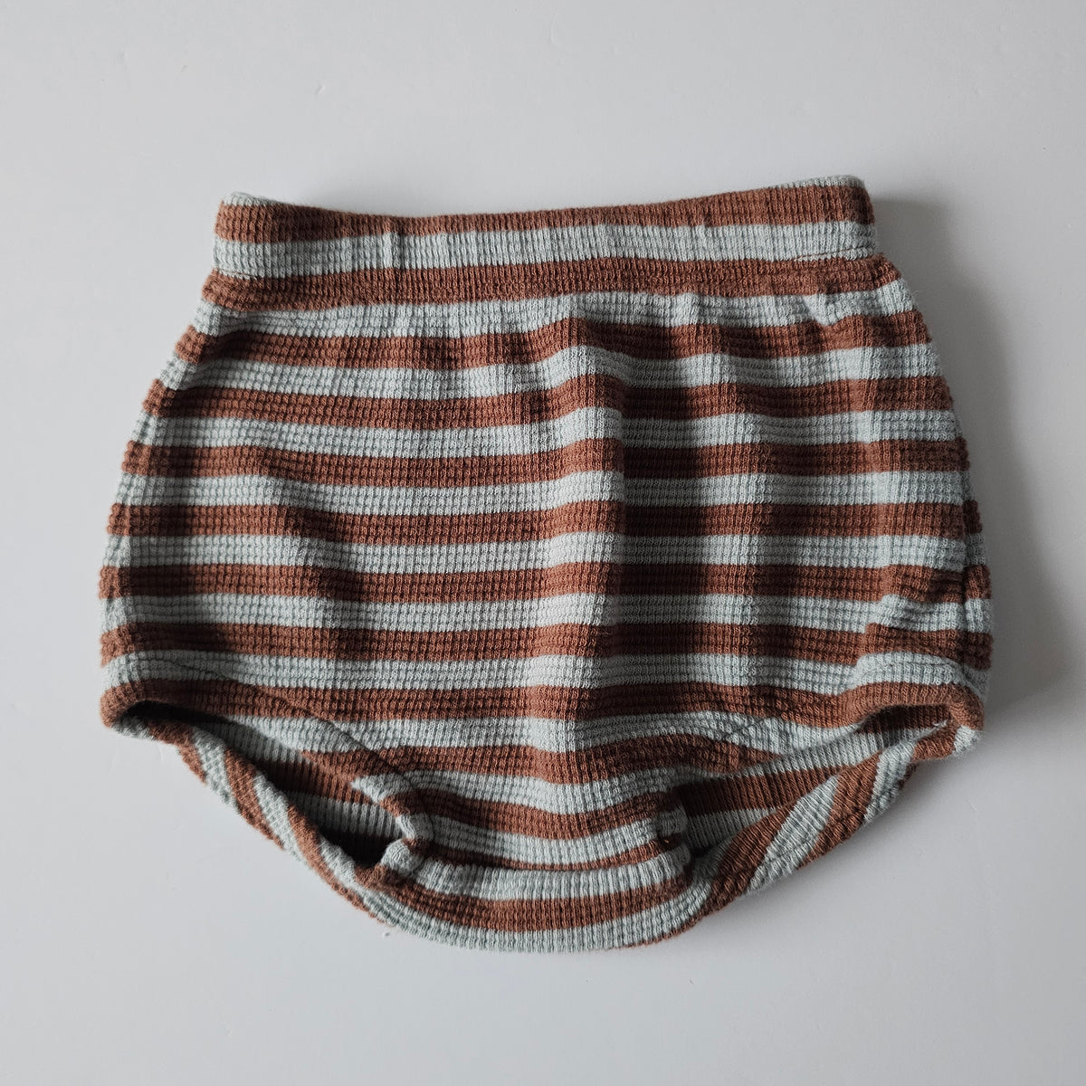 Quincy Mae Waffle Stripe Bloomers - Size 6-12m
