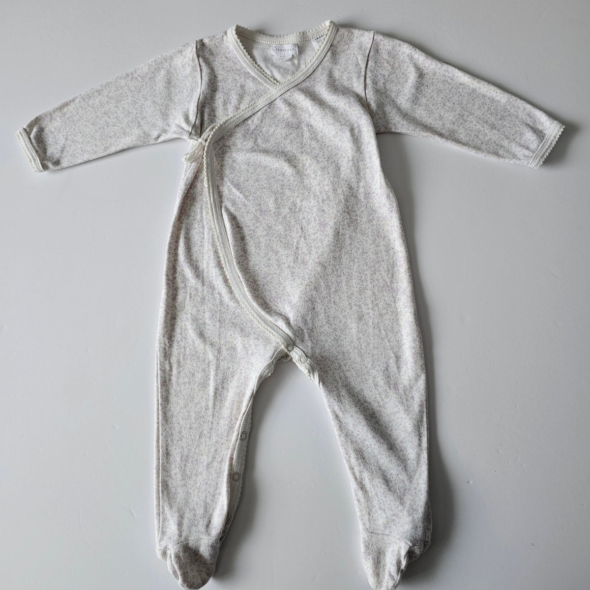 Jamie Kay Hana Floral Wrap Onsie - Size 1