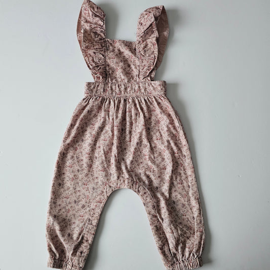 Jamie Kay Floral Corduroy Jumpsuit - Size 1