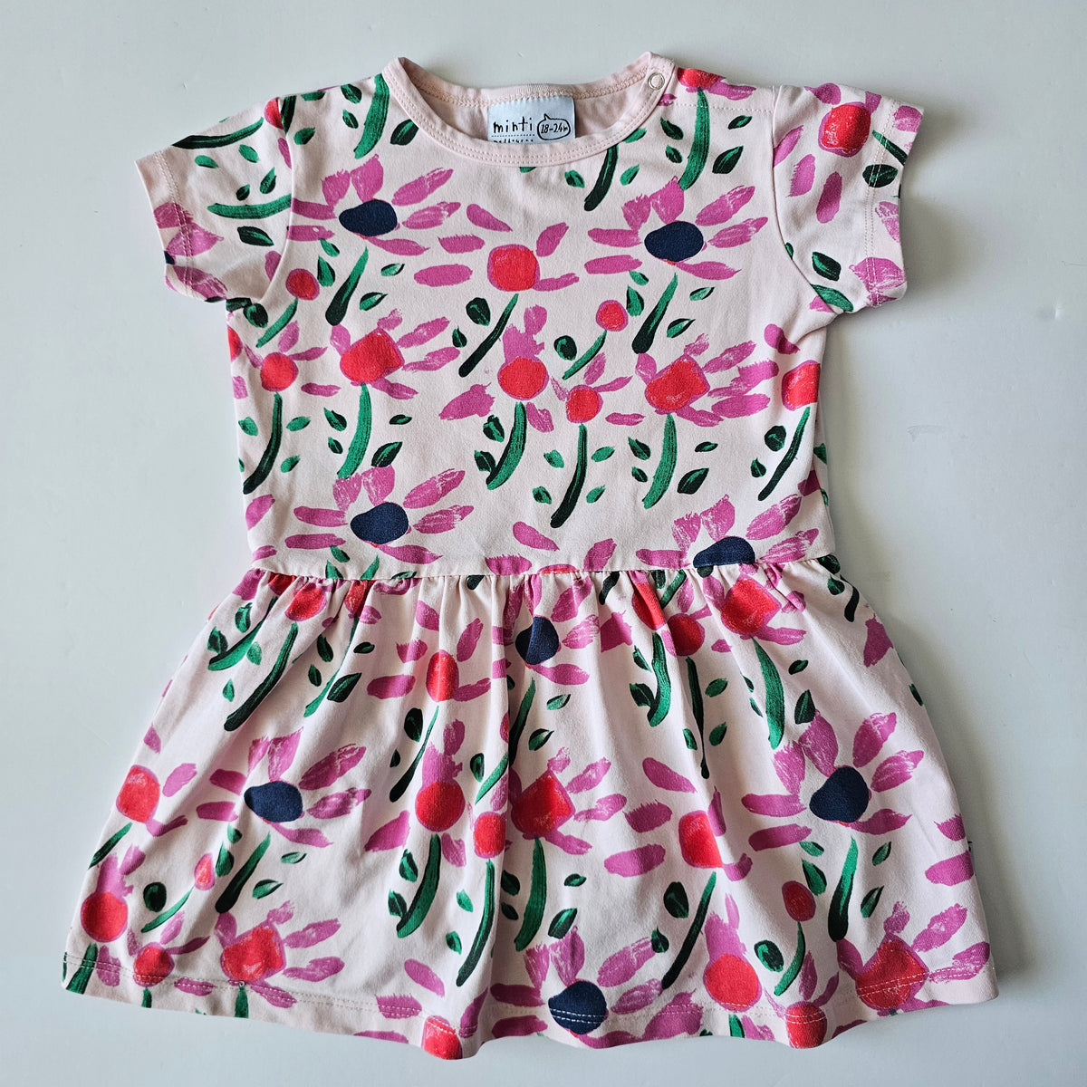 Minti Floral Dress (minor flaw) - Size 18-24m