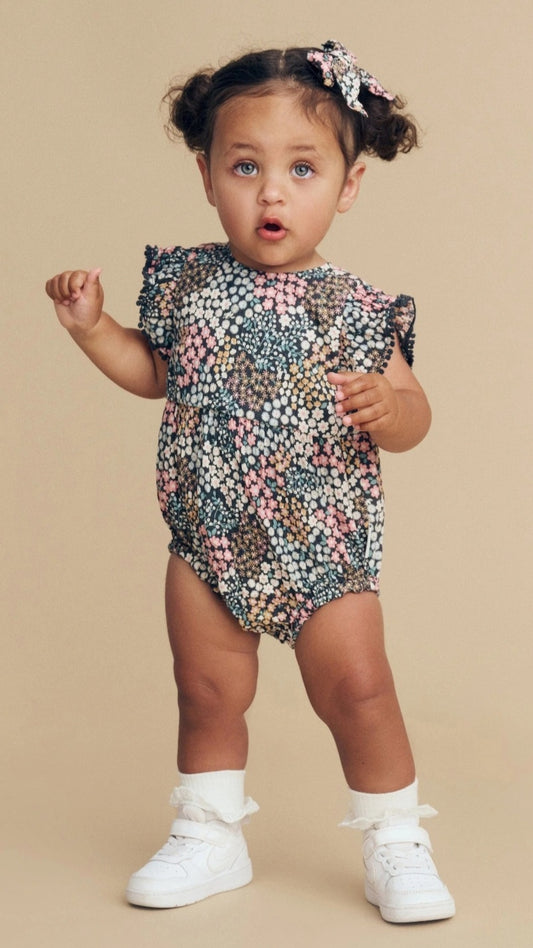 Hux Baby Garden Floral Playsuit - Size 6-12m