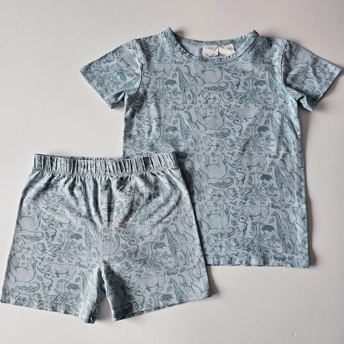 Milky Safari PJ Set (minor flaws) - Size 6-7