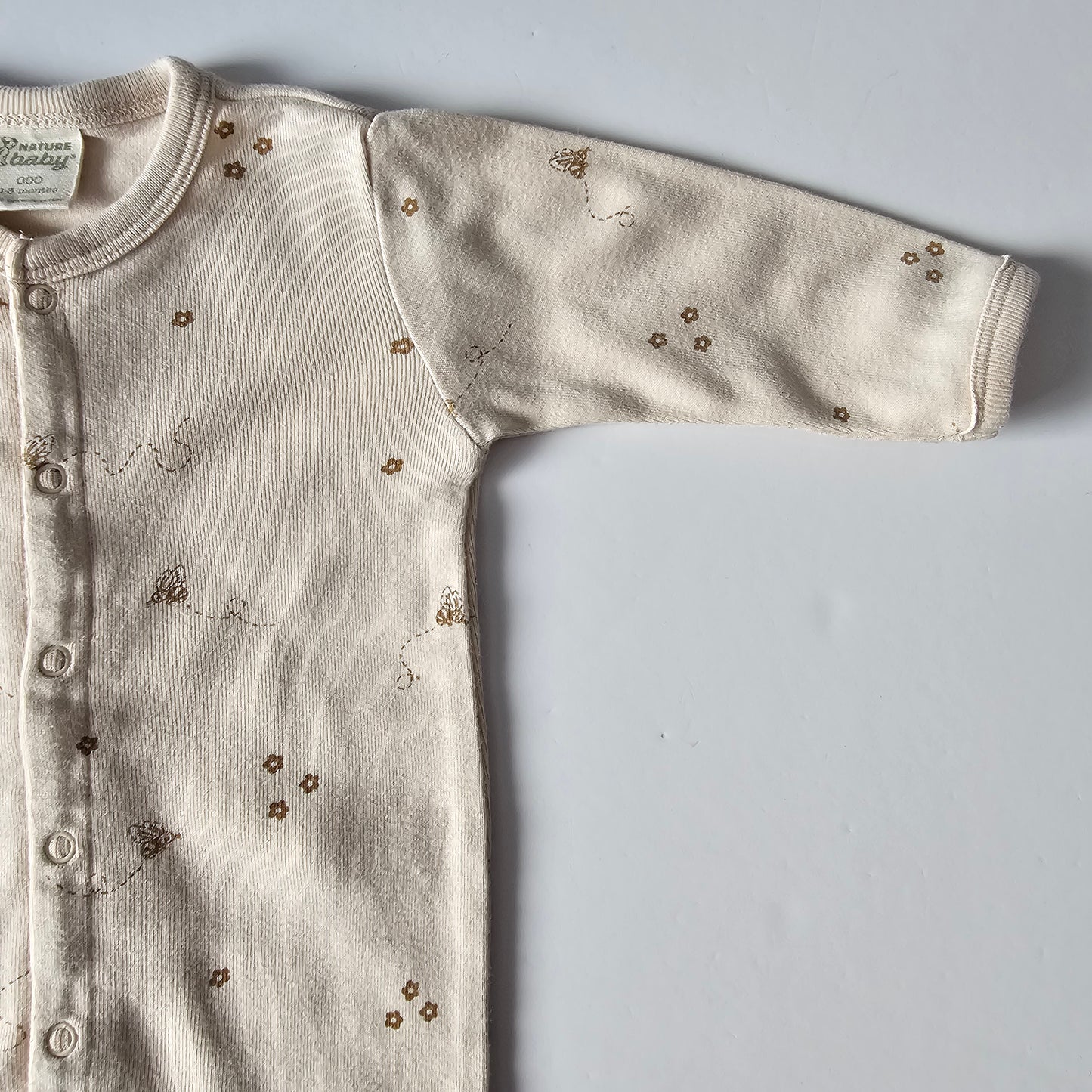 Nature Baby Bee Onsie - Size 0-3m