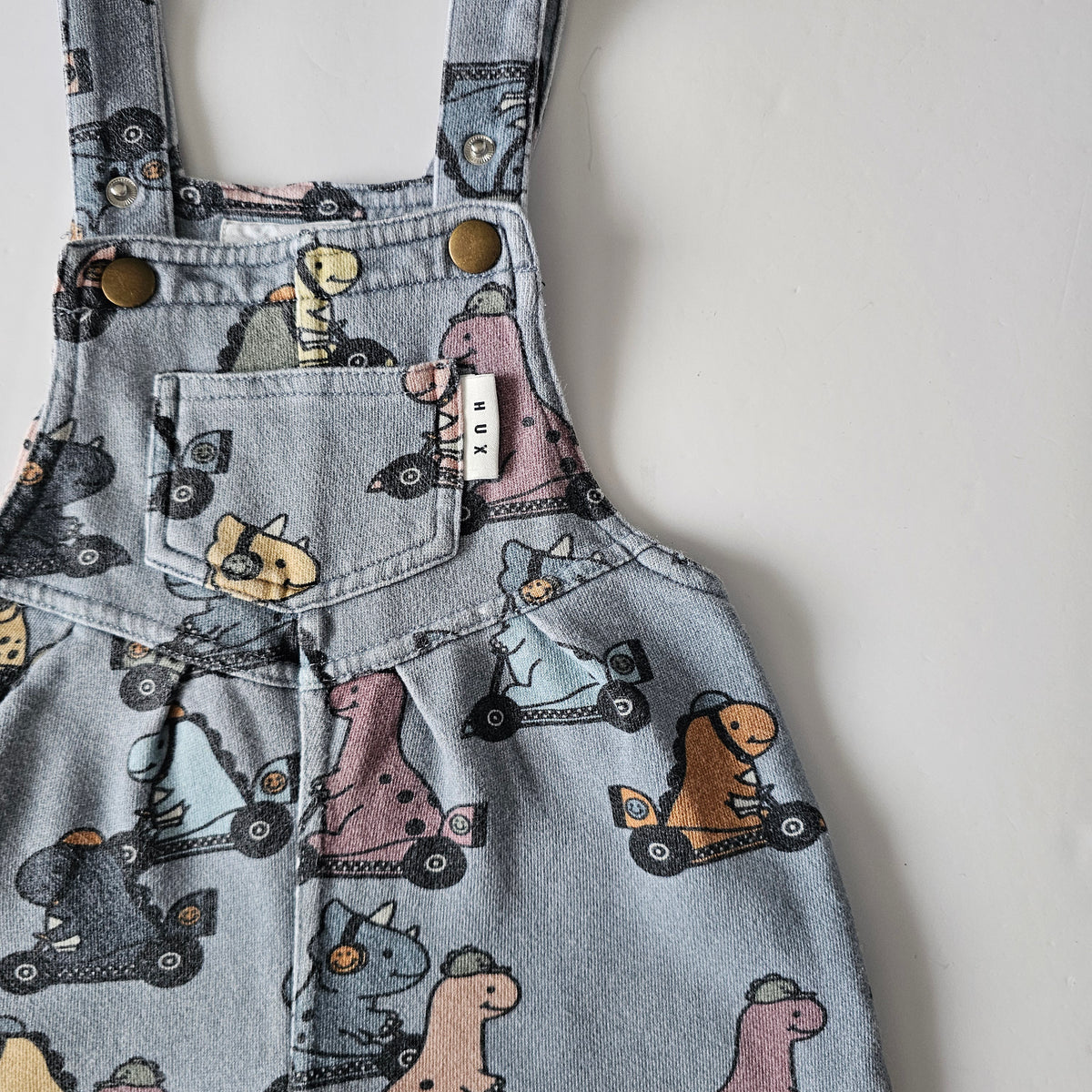 Hux Dino Racer Overalls - Size 2