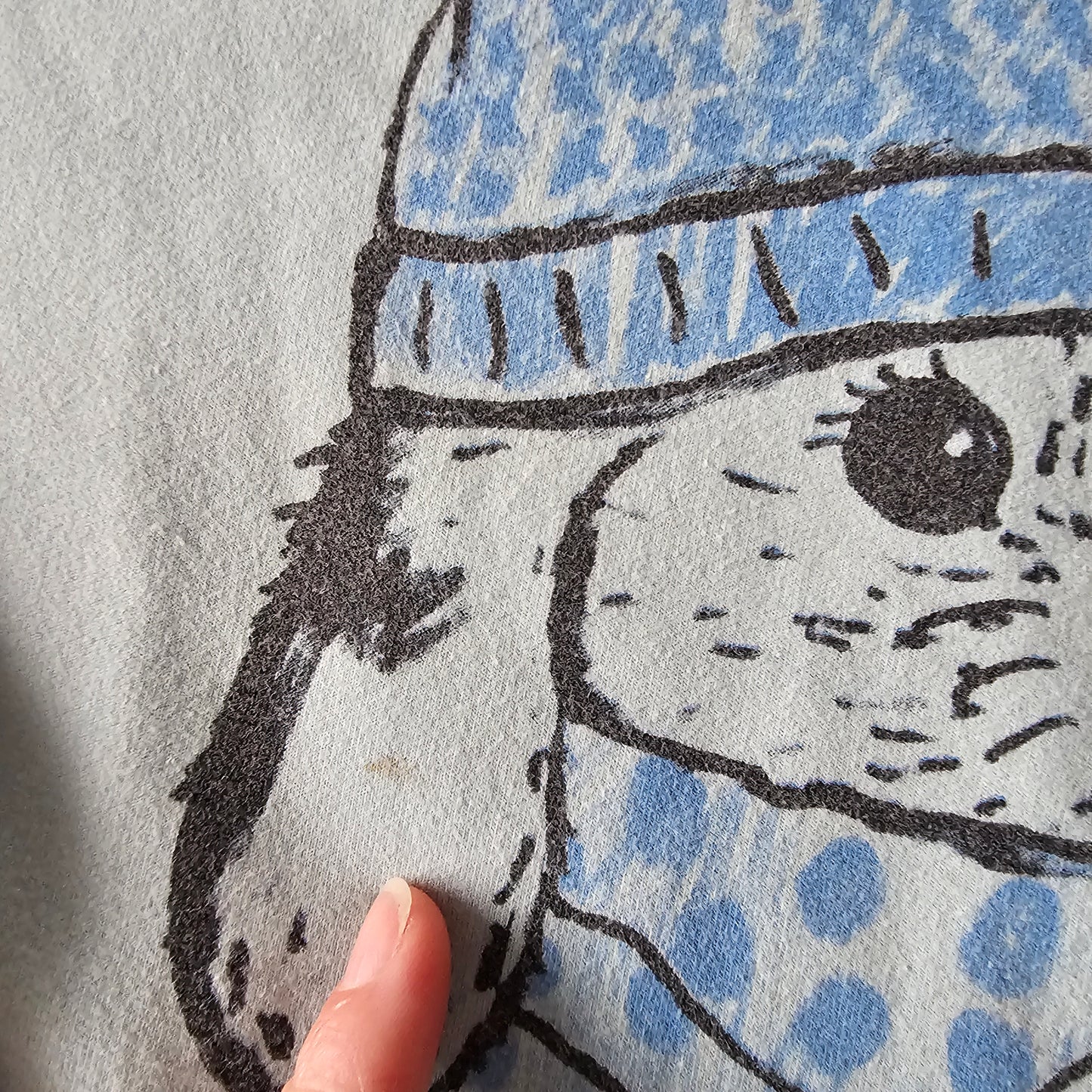 Minti Furry Sweatshirt Dress (flaw) - Size 8