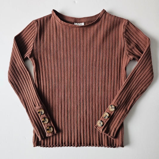 Zara Ribbed Top - Size 5 (best fit)