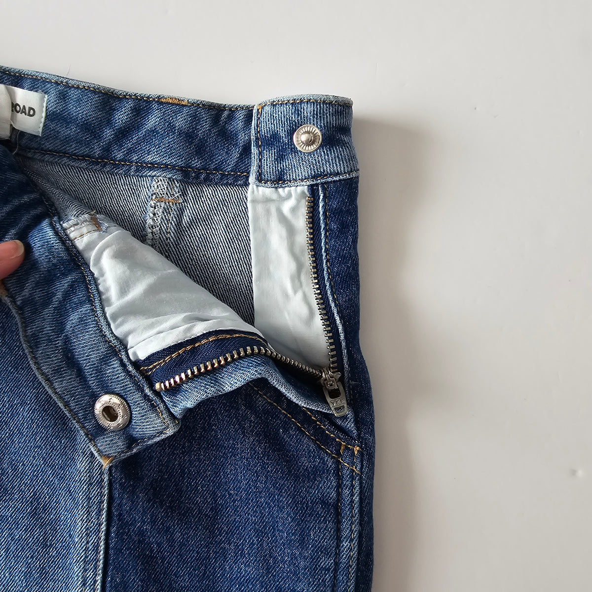 Country Road Logo Denim Skirt - Size 7