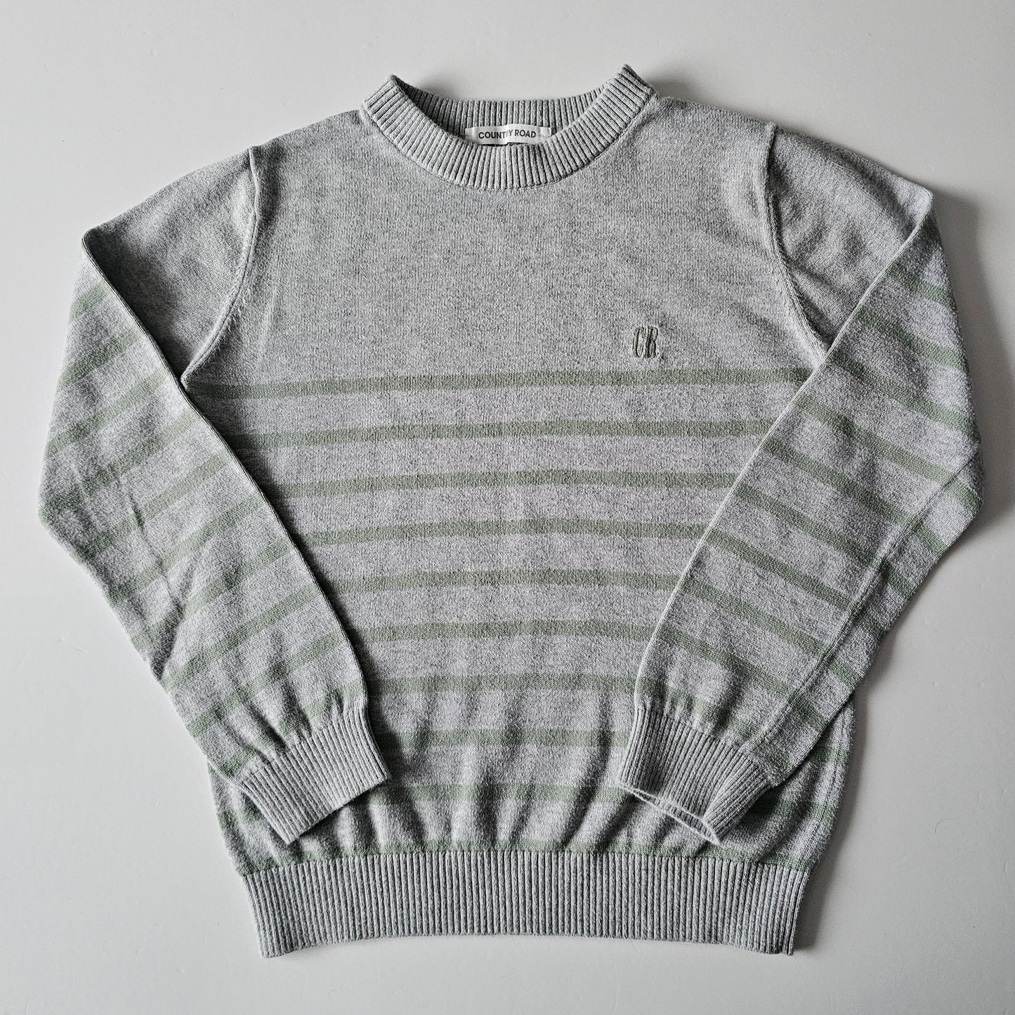 Country Road 100% Cotton Logo Knit Jumper - Size 7-8