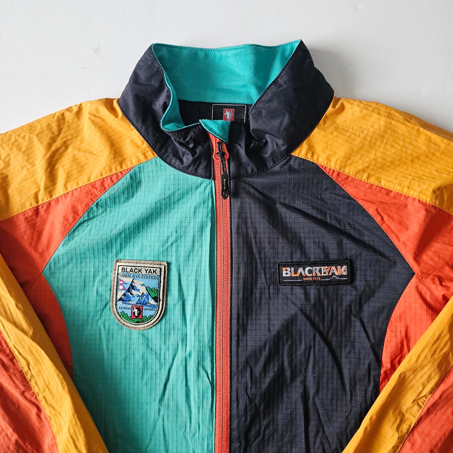 Black Yak Colour Block Jacket (minor flaw) - Size 5-6