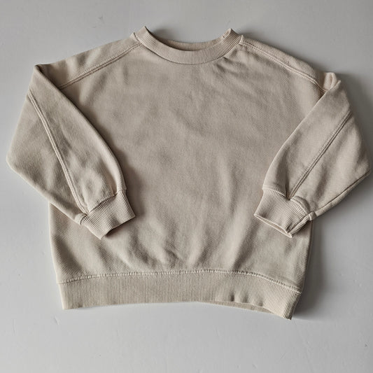 Zara Beige Sweatshirt - Size 3-4