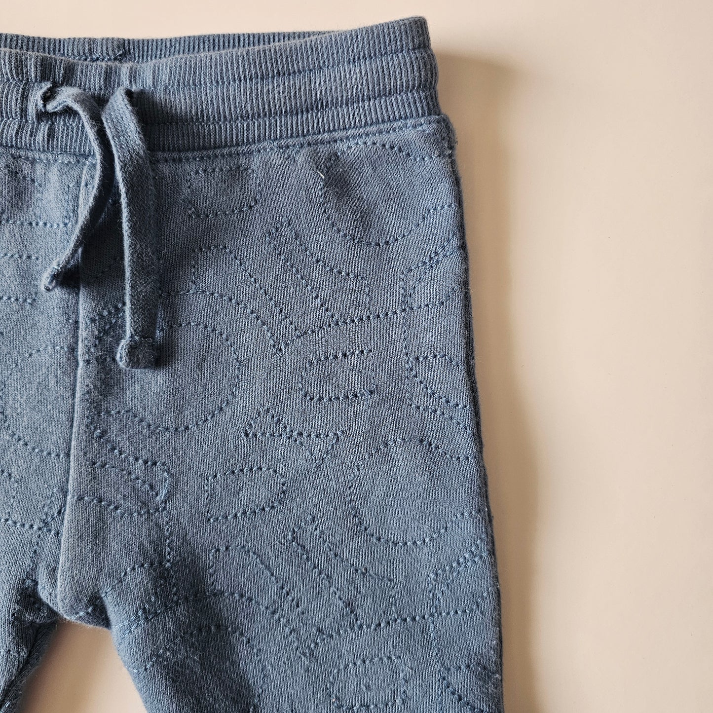 Country Road Quilted Logo Trackpants - Size 6-12m