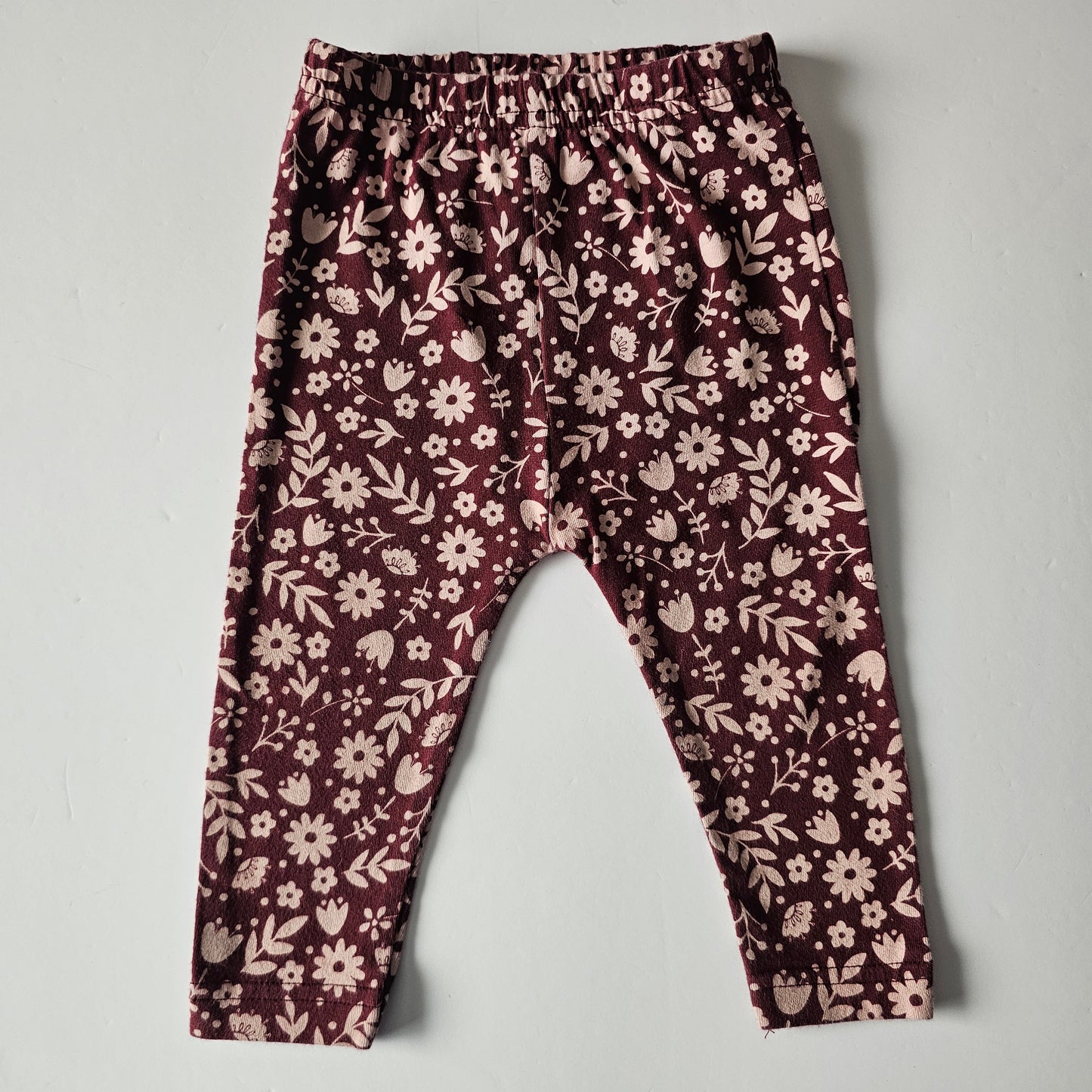 Nature Baby Floral Leggings - Size 6-12m