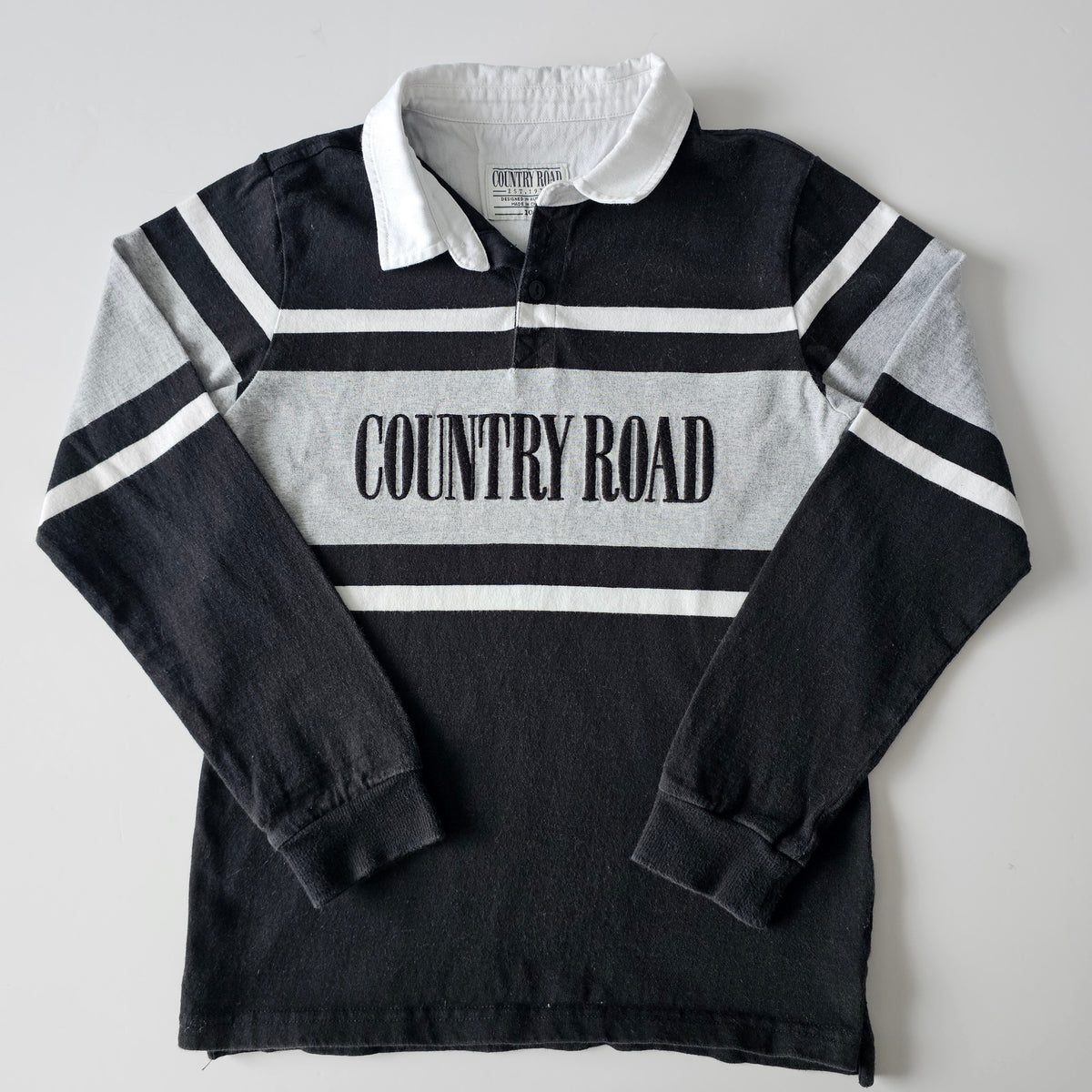 Country Road Heritage Rugby Polo Top - Size 10