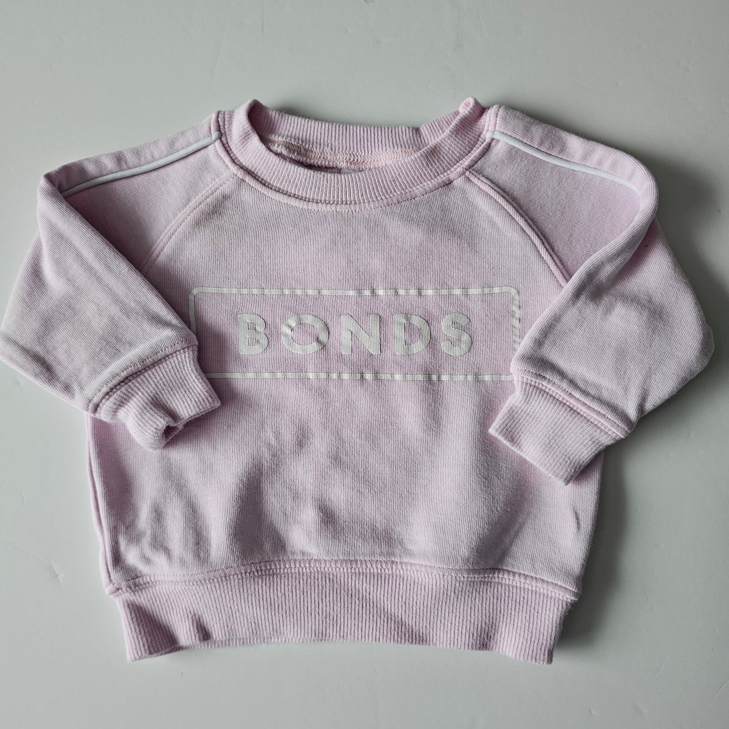 Bonds Pink Sweatshirt - Size 0-3m