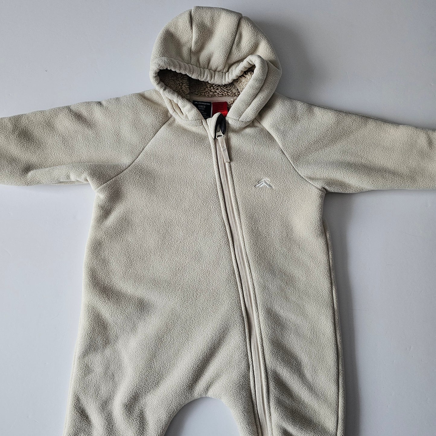 Macpac Baby Acorn Fleece Onsie - Size 2