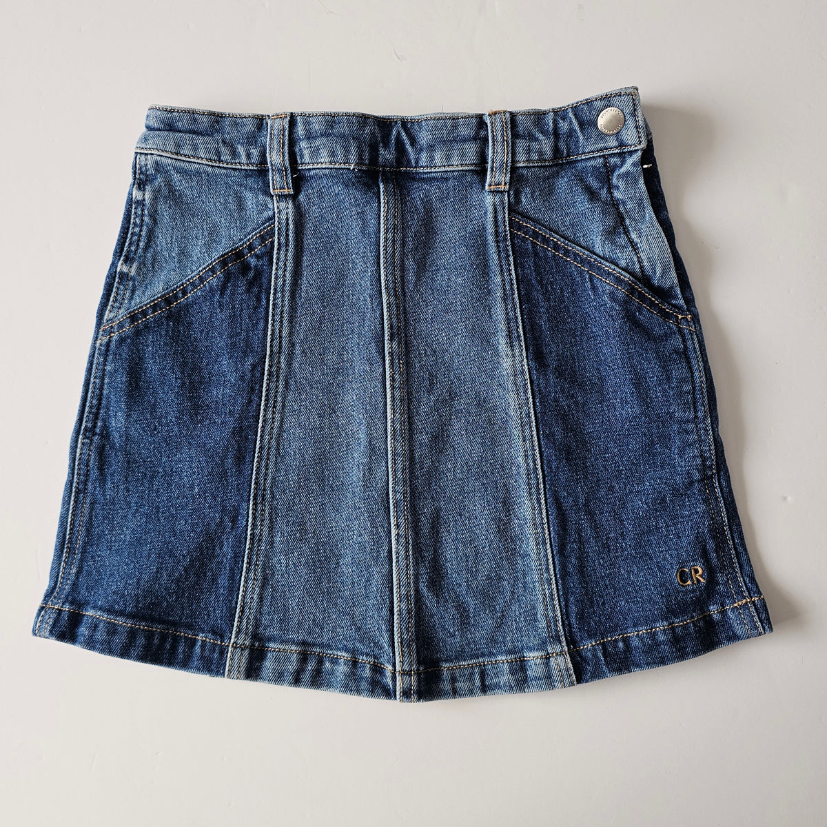 Country Road Logo Denim Skirt - Size 7