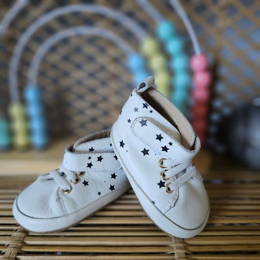 Pretty Brave Star Soft Sole Boots - Size S (0-6)
