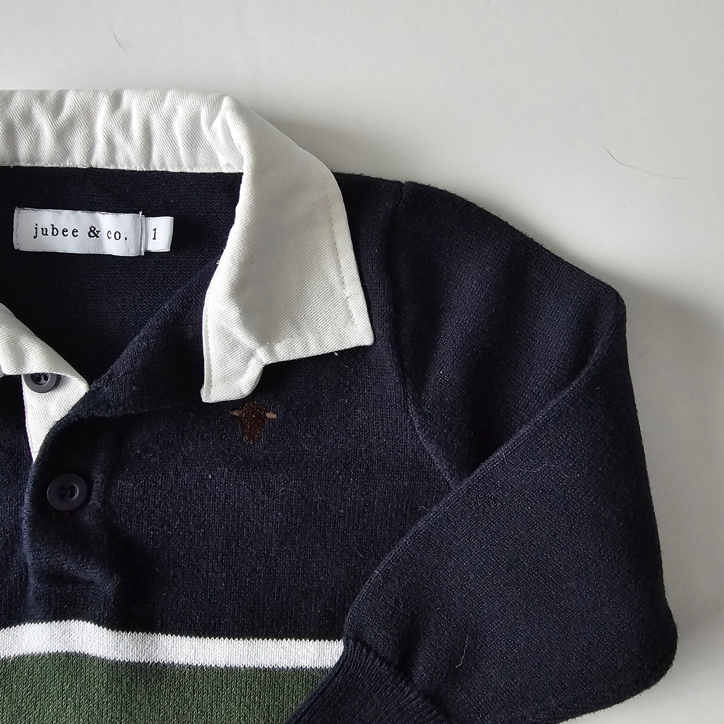 Jubee & Co Jimmy Knit Rugby Jumper - Size 1
